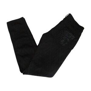Versace Collection Half Mesuda Head Black Pants